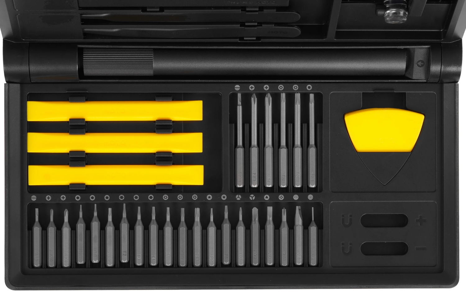 Набор инструментов для точных работ HOTO Precision Screwdriver Kit Pro черный HFE0002GL